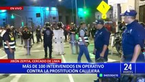 Cercado de Lima: más de 200 intervenidos en jirón Zepita durante operativo contra la prostitución