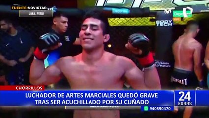 Chorrillos: luchador de artes marciales grave tras ser acuchillado por su cuñado