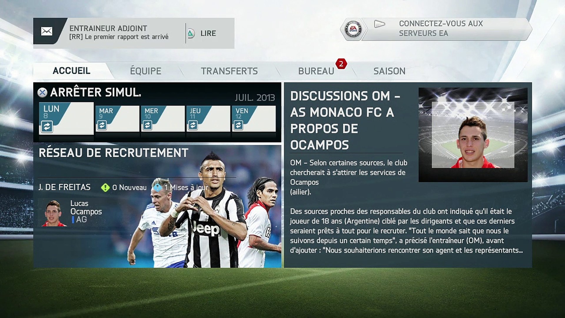 FIFA 14 online multiplayer - ps3 - Vidéo Dailymotion