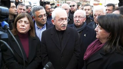 Kılıçdaroğlu ve Buldan, Diyabarkır’da karşılaştı: Acıyı paylaşacağız