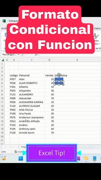 Como crear estadistica de #ventas #kpi con #formatocondicional y #funcionrepetir @martinalonsodigital