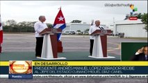 Pdte. de Cuba, Miguel Díaz-Canel, inicia visita oficial a México