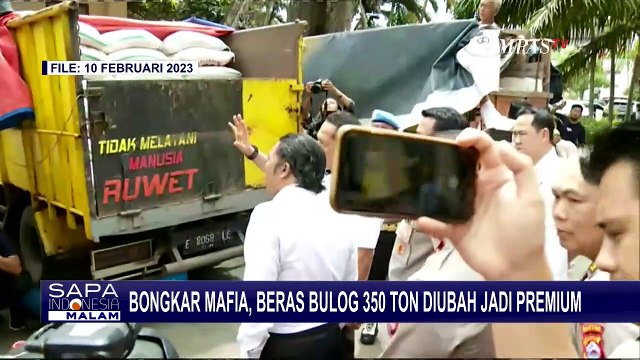 Bongkar Mafia, Beras Bulog 350 Ton Diubah Jadi Premium, 7 Tersangka Diamankan Polisi