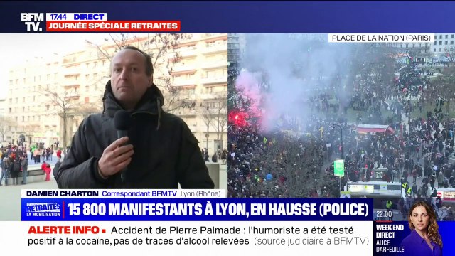 Réforme des retraites: 15.800 personnes ont manifesté à Lyon ce samedi, selon la police