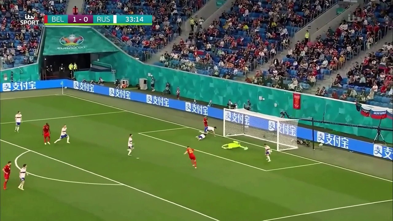 Belgija 3:0 Rusija Euro 2020