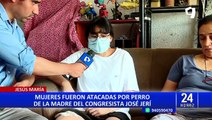 Congresista Jerí se compromete a asumir gastos médicos de víctimas que fueron atacadas por su perro