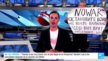 Reaparece en París Marina Ovsiannikova, periodista rusa que protestó en televisión estatal