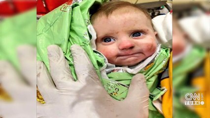 2 aylık bebek, Hatay'da enkazdan sağ kurtarıldı
