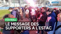 Les supporters mettent la pression sur l'Estac avant le derby face à Reims