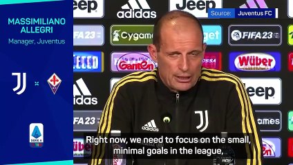 Allegri wants Juventus to take Serie A challenge 'one step at a time'