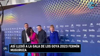 Así llegó a la Gala de los Goya 2023 Fermín Muguruza