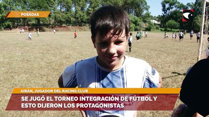 Se jugó el torneo integración de fútbol y esto dijeron los protagonistas