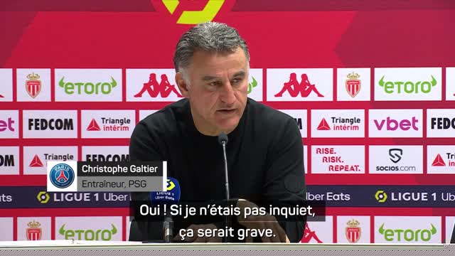 PSG - Galtier sur le match face au Bayern : "Si je n'étais pas inquiet, ça serait grave"