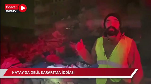 Hatay'da delil karartma iddiası: Şube müdürlüğü binası yıkıldı delil niteliğinde evraklar havada uçuşuyor