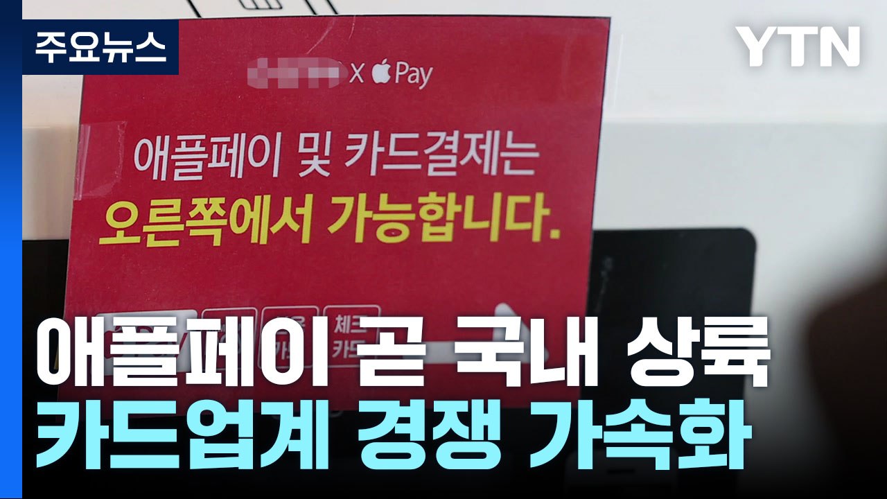 애플페이 곧 국내 상륙...카드업계 점유율 경쟁 가속화 / YTN