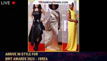 Salma Hayek Pinault, Jodie Turner-Smith, & Naomi Ackie Arrive in Style for