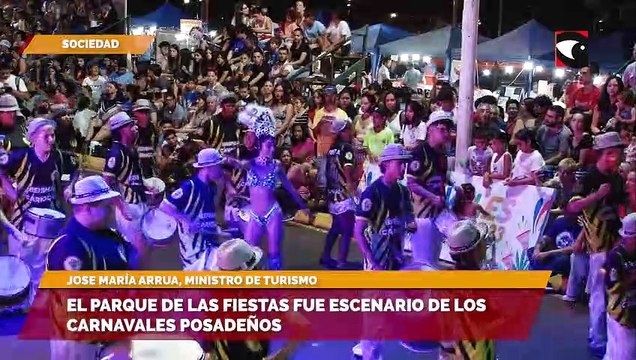 El parque de las fiestas fue escenario de los carnavales posadeños