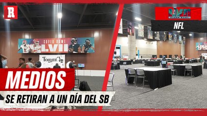 DESMANTELAN Radio Row a UN DÍA del Super Bowl