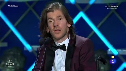 Telmo Irureta recoge el premio a mejor actor revelación