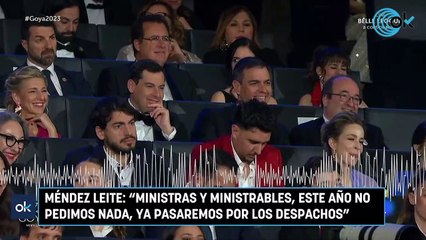 Méndez Leite: "Ministras y ministrables, este año no pedimos nada, ya pasaremos por los despachos"