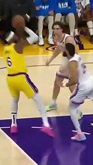 #Lebron James shoots then...