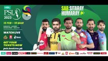 Sab Sitaray Humaray - HBL PSL Official Anthem 2023 - Shae Gill, Asim Azhar, & Faris Shafi - #HBLPSL8