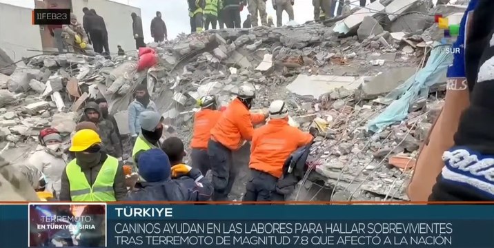 Türkiye: Rescatistas y familiares continúan búsqueda de supervivientes tras terremoto