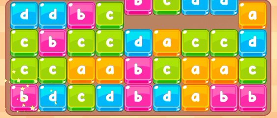 LET'S PLAY and Learn MATCH THE SAME THREE LETTERS