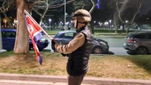 North Korean flag guard spotted at Thessaloniki