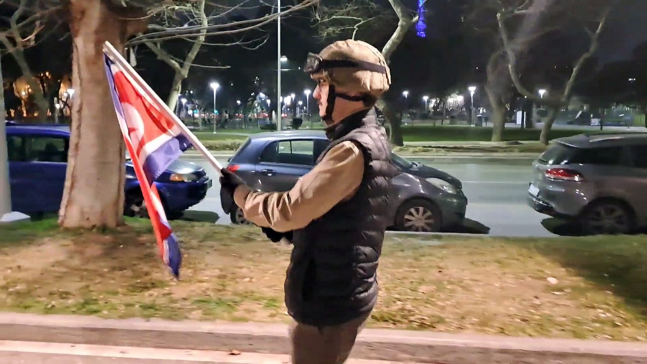 North Korean flag guard spotted at Thessaloniki