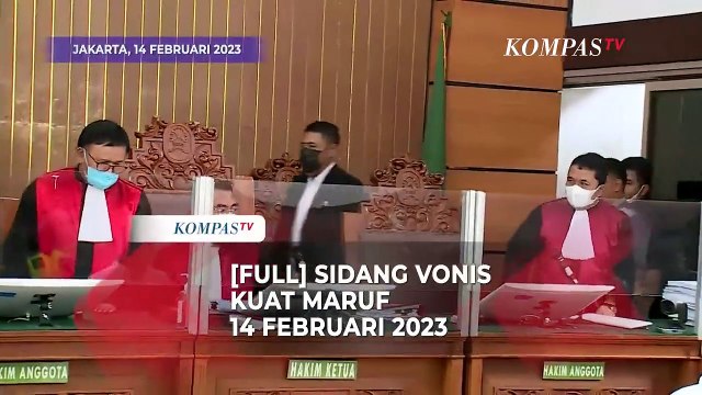 [Full] Sidang Vonis Kuat Maruf Hukuman 15 Tahun Penjara Perkara Pembunuhan Brigadir J