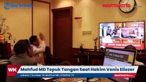 Tepuk Tangan Mahfud MD saat Hakim Jatuhkan Vonis Ringan untuk Richard Eliezer