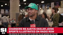 Austin Ekeler Joins Sports Illustrated On Radio Row Ahead of Super Bowl LVII