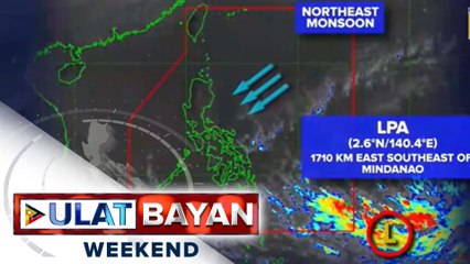 LPA sa labas ng PAR, binabantayan ng PAGASA