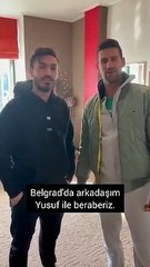 Novak Djokovic: "Kalbim sizlerle birlikte"