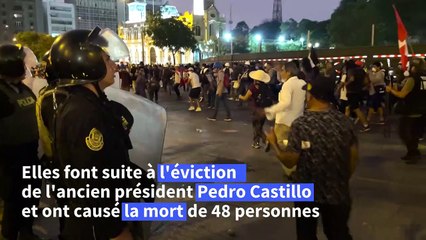 Pérou: heurts entre manifestants et policiers lors d'une protestation antigouvernementale