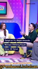 Tampil di TV, Wajah Amanda Manopo Bikin Warganet Salfok: Kok Tua Banget?