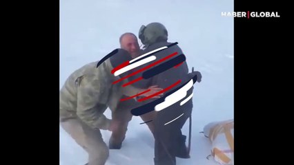 Adıyaman Gölbaşı'nda bir dağ köyünde yaşayan vatandaşların askerleri görünce verdiği tepki