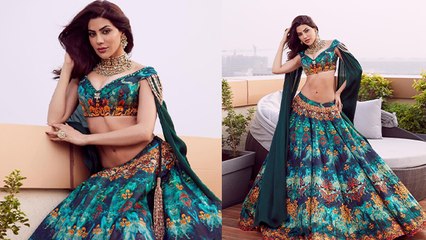 Nikki Tamboli Green Printed Lehenga Photoshoot Video, Fans Shocking Reaction Viral | Boldsky