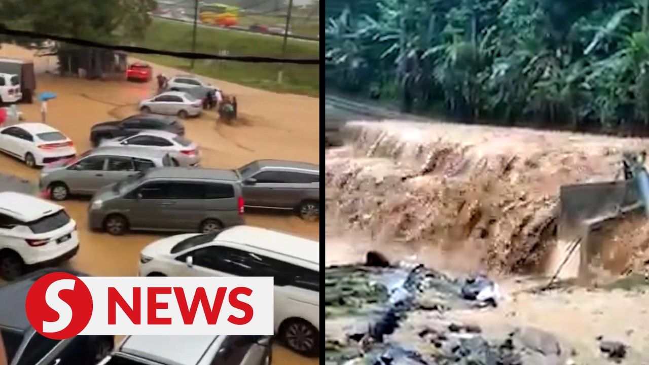 Flash floods hit Bukit Tinggi and Janda Baik
