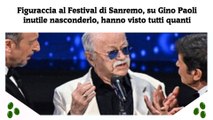 Figuraccia al Festival di Sanremo, su Gino Paoli inutile nasconderlo, hanno visto tutti quanti