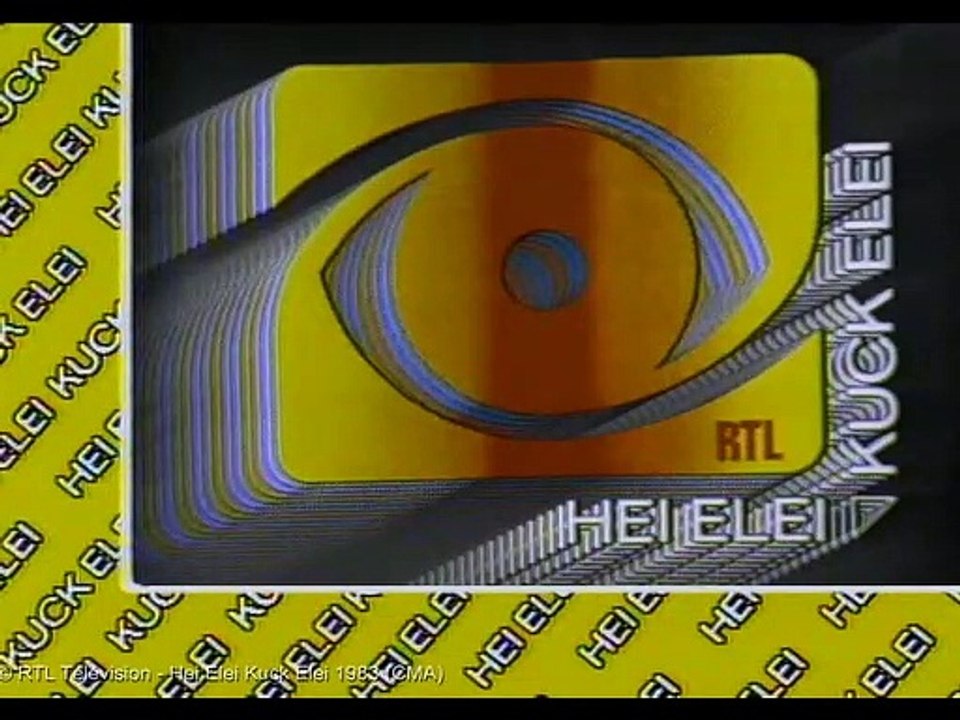 RTL Hei Elei Kuck Elei - communiqué programme français (1983)