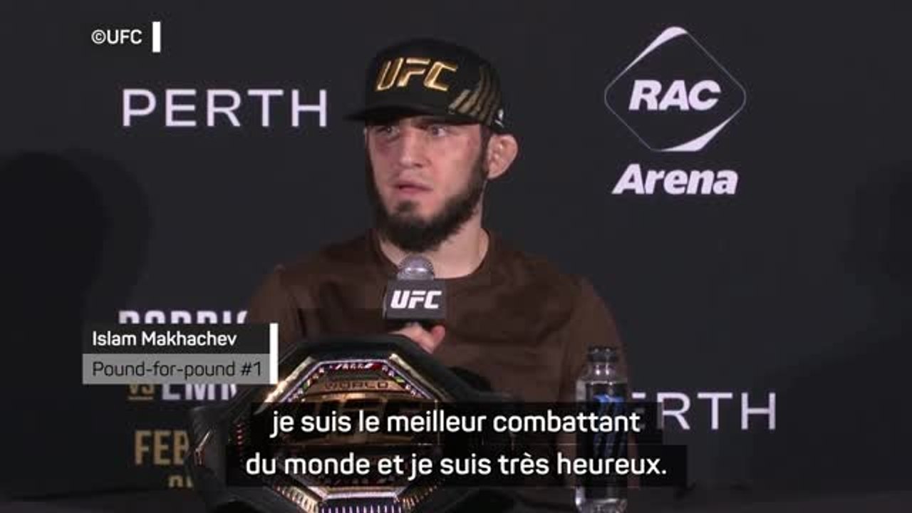 UFC 284 - Makhachev : "Je ne suis pas seulement champion, je suis le meilleur combattant du monde"