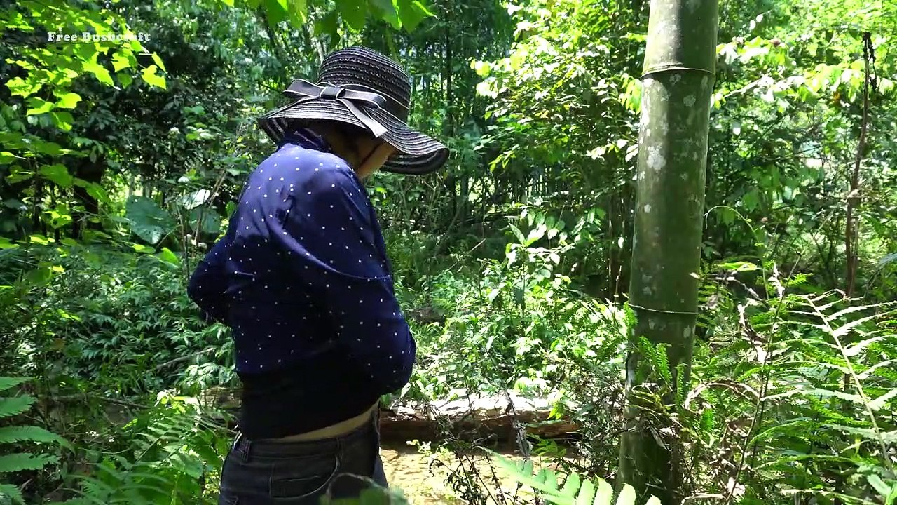 3 Day SOLO Bushcraft & Camping - Make Relaxing Chair From Bamboo, Free Bushcraft Ep.2
