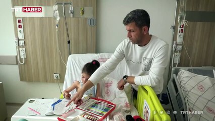 Muayene olmadan su içmek istemeyen Hazal iyileşiyor
