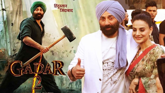 सनी देओल और अमीषा पटेल अपनी फिल्म 'ग़दर 2' के प्रमोशन के लिए 'बिग बॉस' के सेट पर पहुंचे