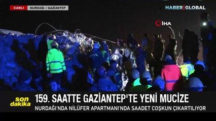 Tarifsiz acılardan mucize kurtuluşlar! 159. saatte Saadet Coşkun enkazdan çıkarıldı