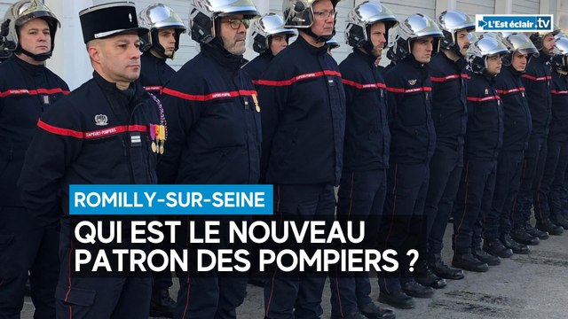 Le lieutenant Milcent, nouveau chef de centre d’incendie et de secours de Romilly-sur-Seine