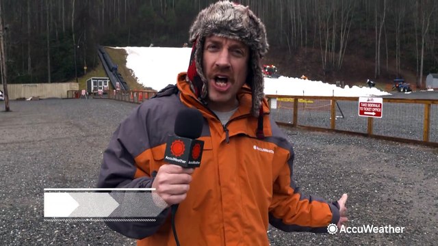 Rain will turn to snow as temperatures drop in the southern Appalachians