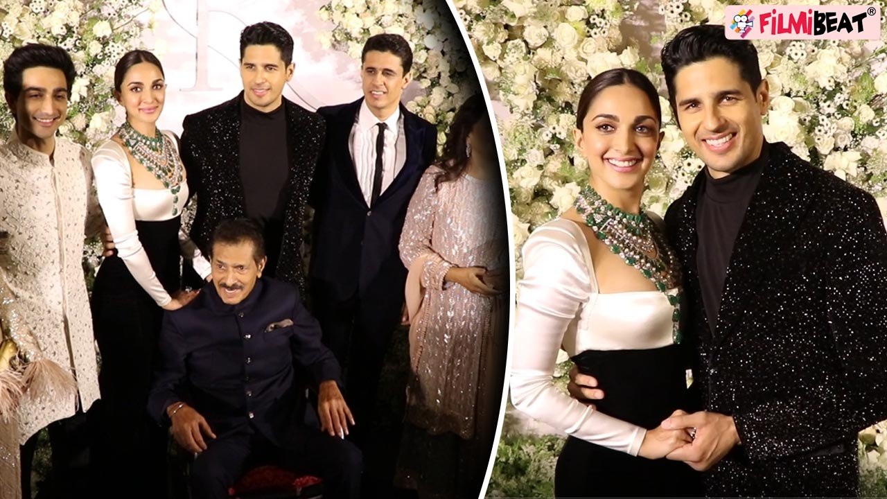 Sidharth Malhotra-Kiara Advani wedding reception: Sid-Kiara twin in black | FilmiBeat